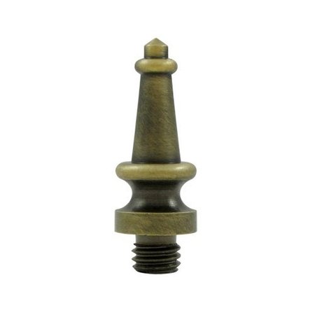 DELTANA DSST5 Steeple Cabinet Finial Antique Brass, 10PK DSST5-XCP10